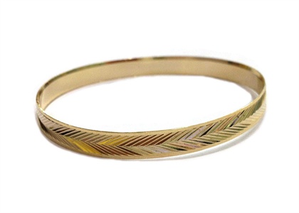 Gold Plated | Diamond Cut Bangles